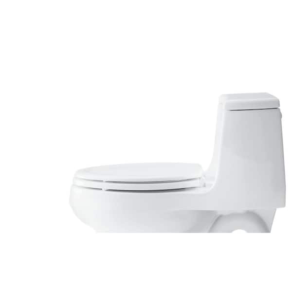 KOHLER Stonewood Quiet-Close Elongated Closed Front Toilet Seat in White (3-Pack)
