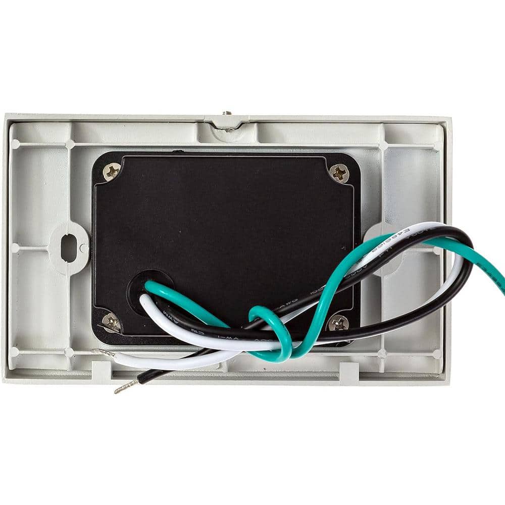 White Aluminum Integrated LED Motion Sensor Step Light