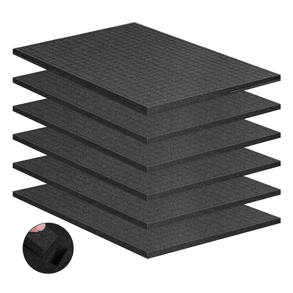 N/A 1.01 lb. 16 x 2 x 0.1 inches Polyurethane Foam Insert Sheets for Box Case Padding Camera Board Game 6 Pieces