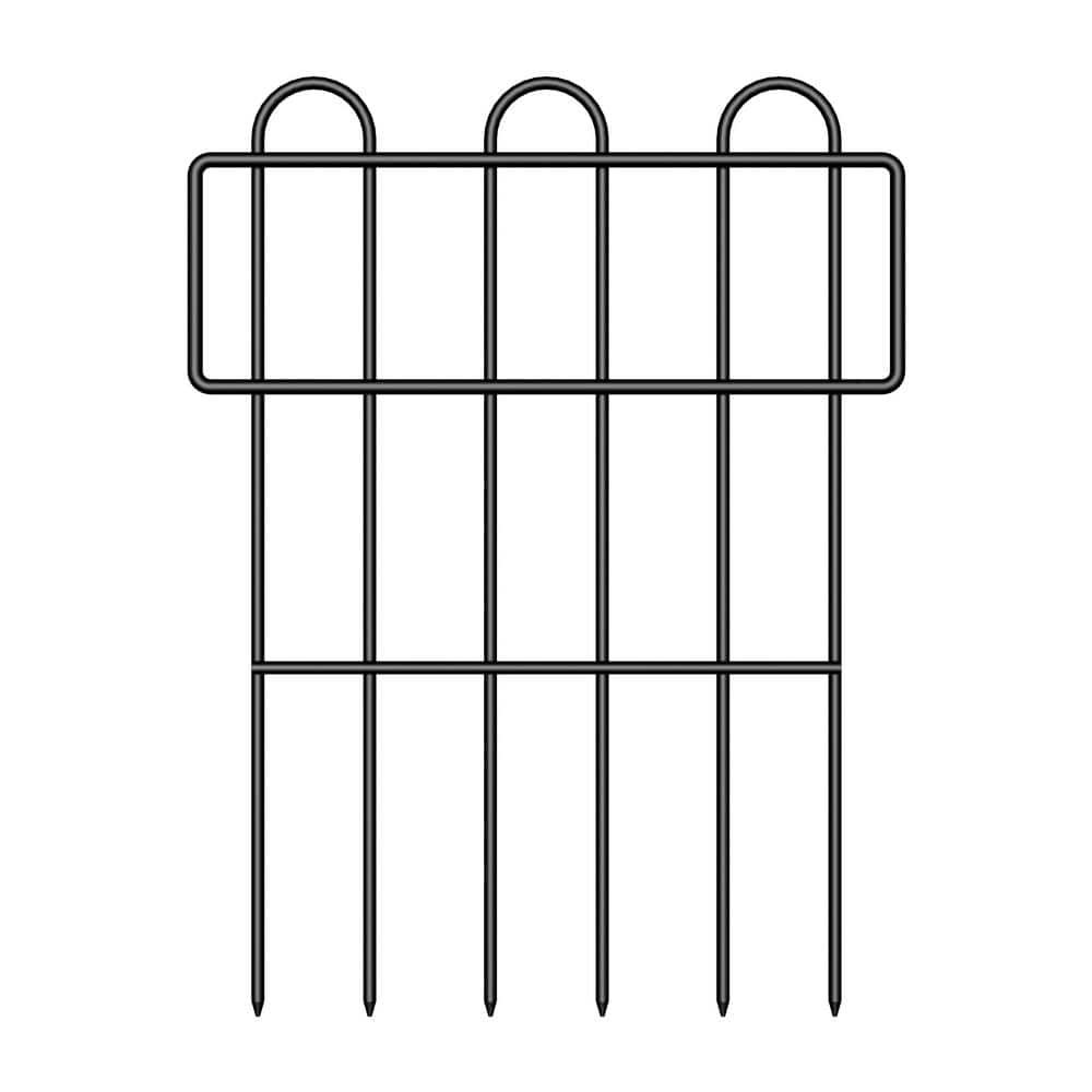 Oumilen 12 6 In X 16 5 In L No Dig Garden Decorative Fence Animal oumilen-12-6-in-x-16-5-in-l-no-dig-garden-decorative-fence-animal