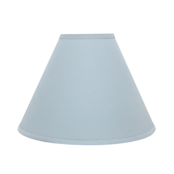 Aspen Creative Corporation 16 in. x 12 in. Light Blue Hardback Empire Lamp Shade