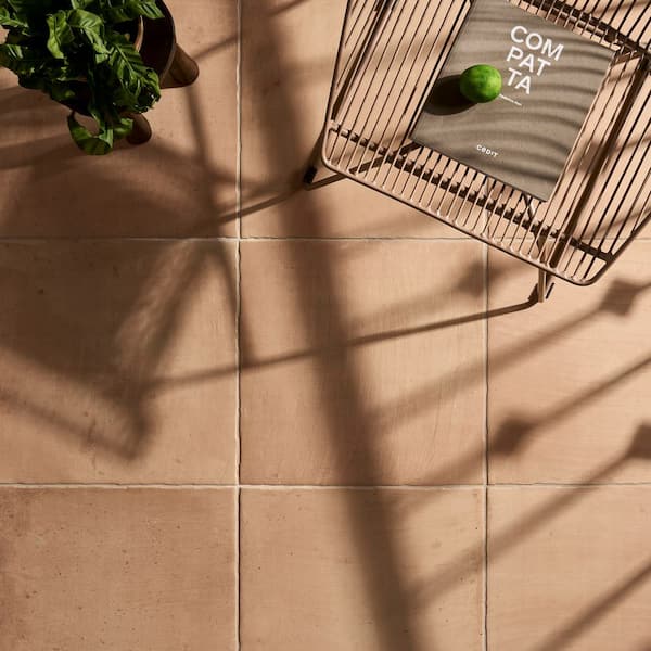 Sienna Terracotta Sand 17.71 in. x 17.71 in. Matte Porcelain Floor and Wall Tile (10.89 sq. ft./Case)