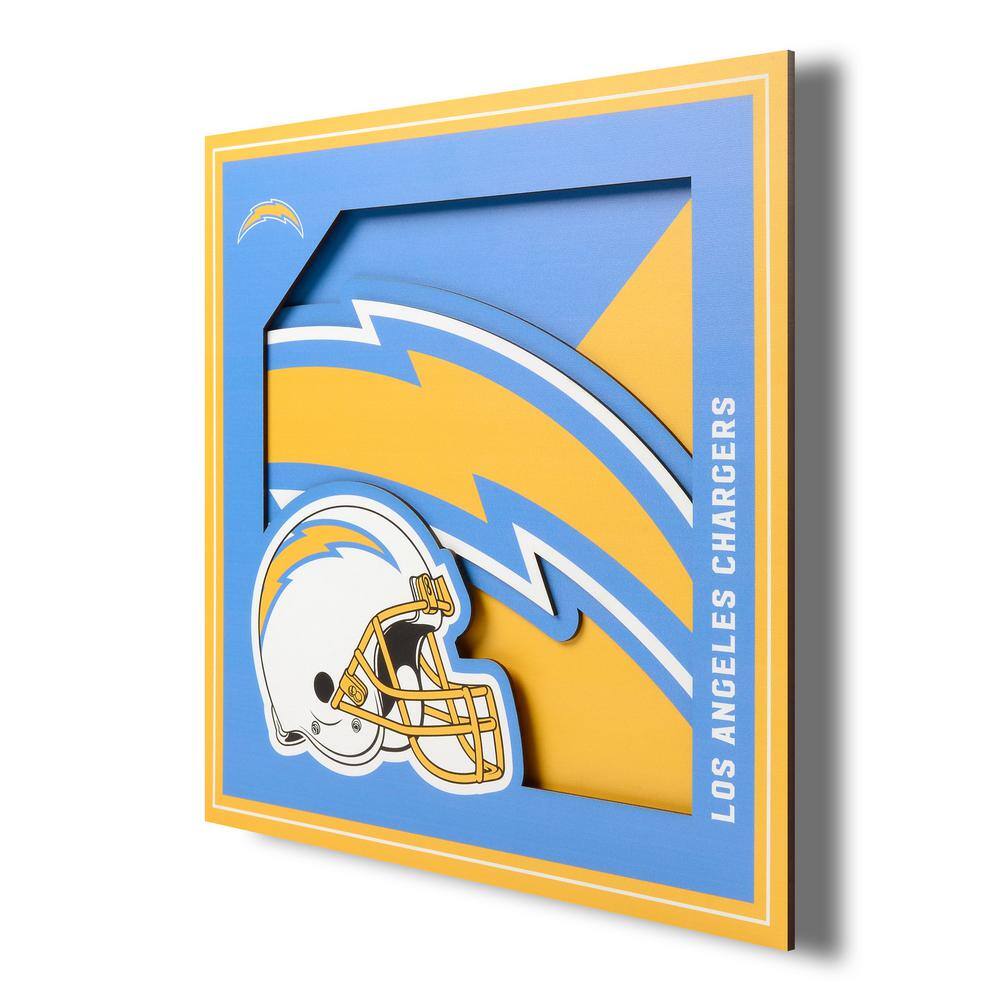 NFL Los Angeles Chargers 3D Logo Series Wall Art - 12x12 1902595 - The ...