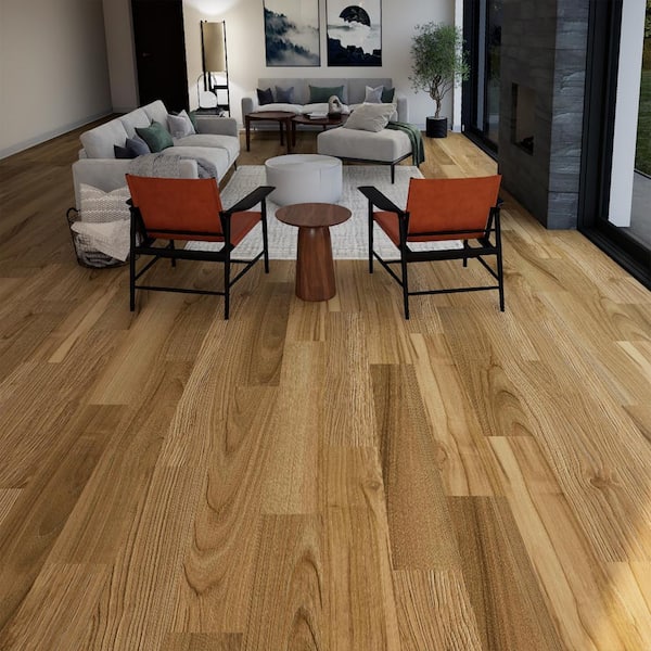Wheat Cove Oak 22 MIL x 8.7 in. W x 48 in. L Click Lock Waterproof Luxury Vinyl Plank Flooring (20.1 sq. ft./Case)