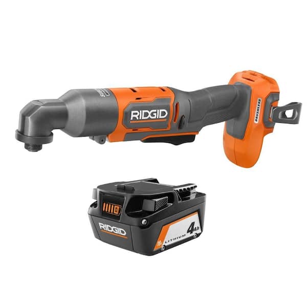 18V SubCompact Brushless Cordless Right Angle Impact Driver with FREE 4.0 Ah Lithium-Ion Battery