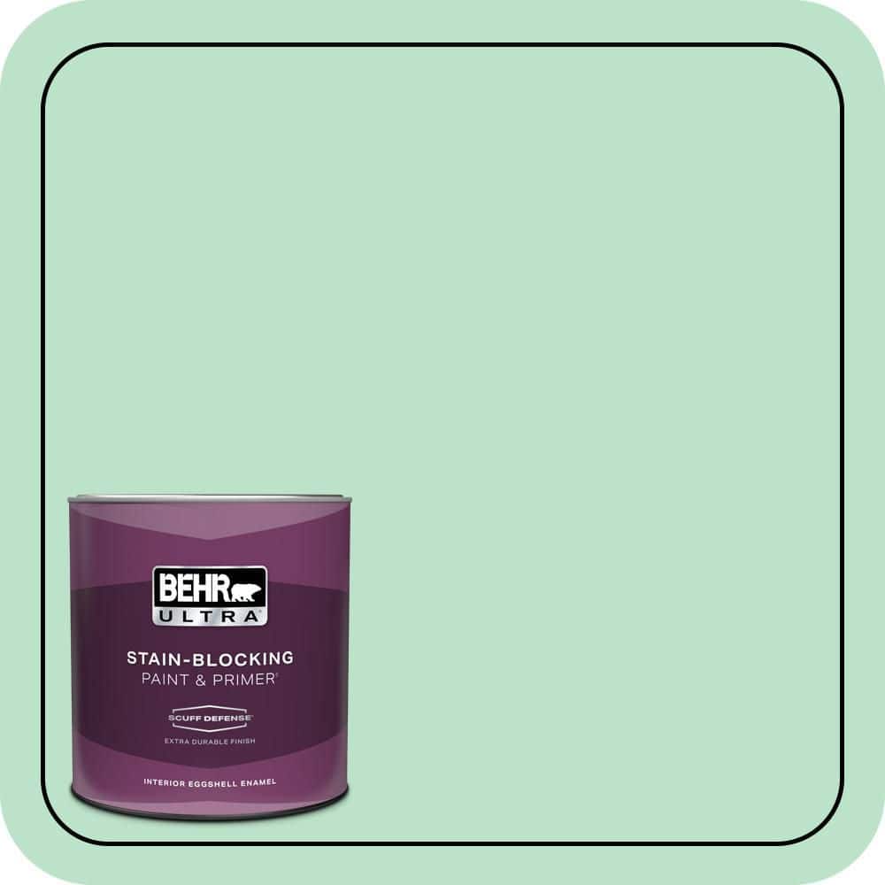 1 qt. #P410-2 Spearmints Extra Durable Eggshell Enamel Interior Paint & Primer price history on PriceWatchPro