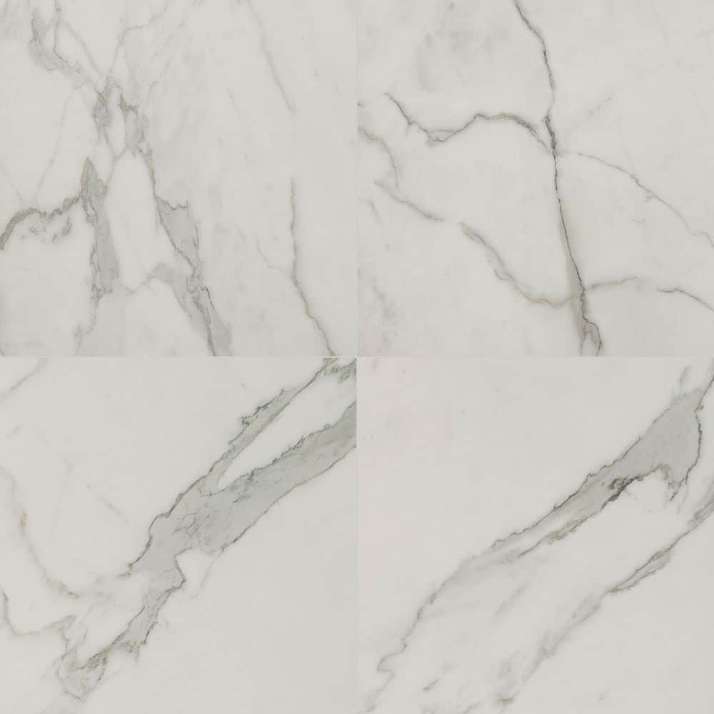Michella Calacatta Isla 24 in. x 24 in. Polished Porcelain Marble Look Floor and Wall Tile (465.12 sq. ft./Pallet) price history on PriceWatchPro