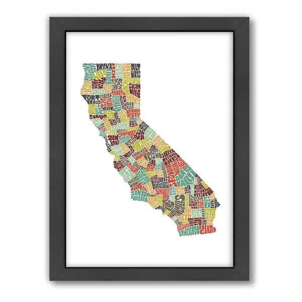 Americanflat 27 in. x 21 in. "California Color" by Joe Brewton Framed Wall Art