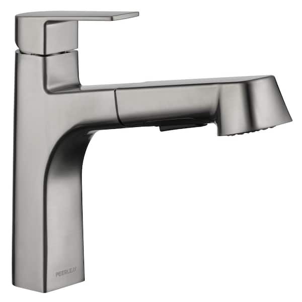 Peerless Xander Single-Handle Pull-Out Sprayer Kitchen Faucet in Stainless