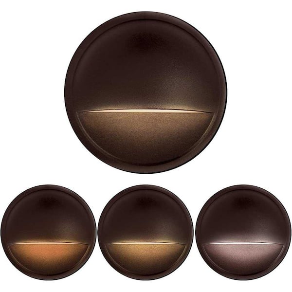 Afoxsos Low Voltage 3CCT Die-Cast Aluminum Deck Lighting Fixtures with Waterproof Design 6-Pack 2700K/3500K/5000K