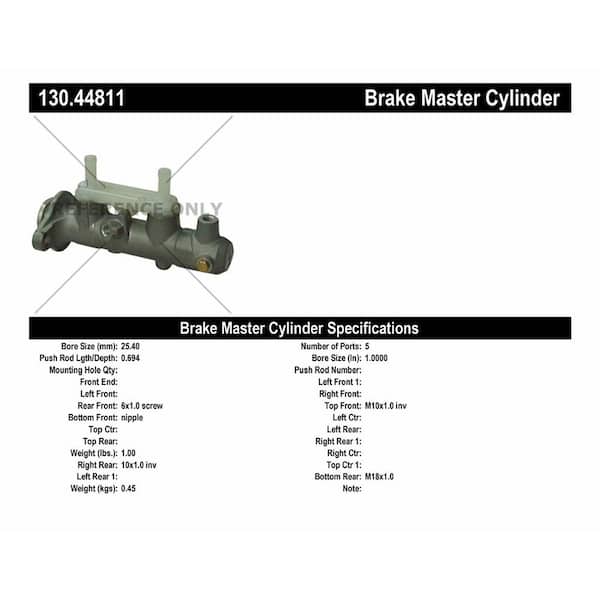 Centric Parts Premium Master Cylinder - Preferred