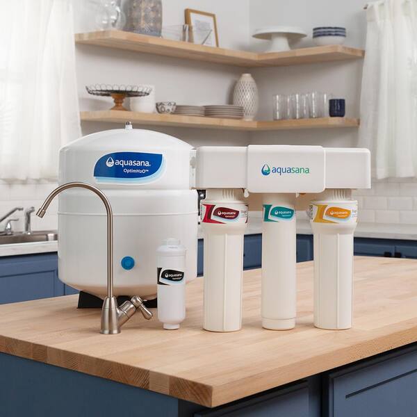 Reviews For Aquasana Optimh2o Reverse Osmosis Claryum Under Counter Water Filtration System With Oil Rubbed Bronze Faucet Pg 3 The Home Depot