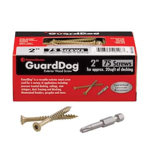 GuardDog #10 x 2 in. Torx Drive, Bugle Head Exterior Wood Screw (75-Pack)