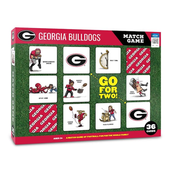 YouTheFan NCAA Georgia Bulldogs Licensed Memory Match Game
