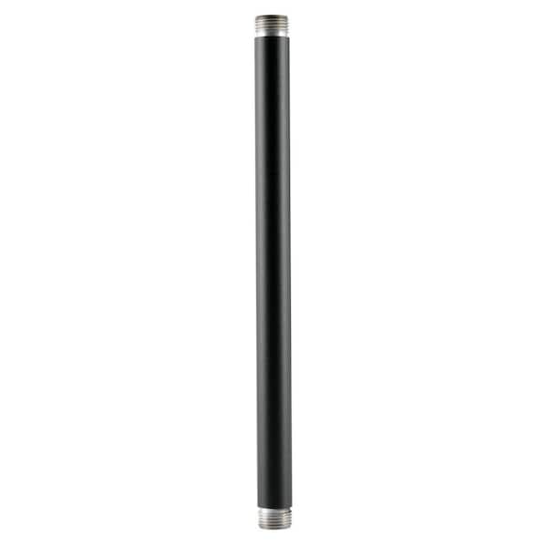 KICHLER 12 in. Textured Architectural Bronze Outdoor Landscape Fixture Mounting Stem (1-Pack)