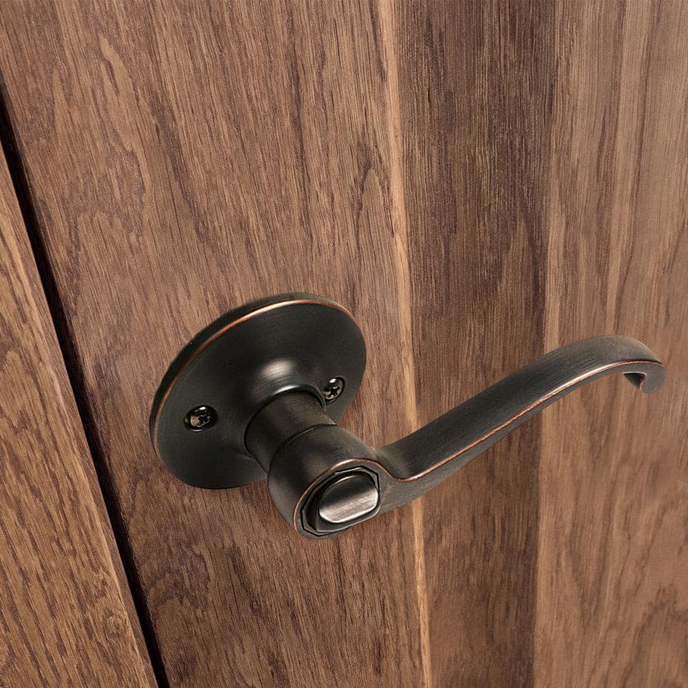 Oil Rubbed Bronze Universal Privacy Door Lever