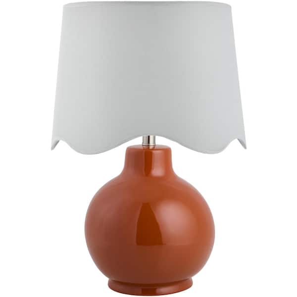 Livabliss Doheny DOH-006 22 in. H x 15 in. W x 15 in. D Accent Table Lamp, Red