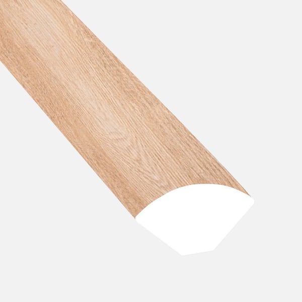 A&A Surfaces Ocean Oak 3/4 in. T x 0.64 in. W x 94 in. L Luxury Vinyl Quarter Round Molding