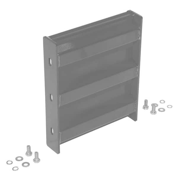 Vestil 1 ft. Gray Semi Gloss Bolt-On Style Guard Rail