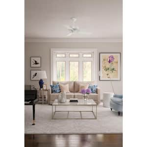 Panama 54 in. Indoor Fresh White Ceiling Fan For Bedrooms