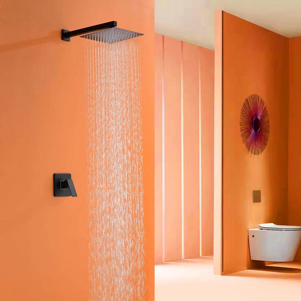 Single Handle 1-Spray Pattern Shower Faucet 1.5 GPM with High Pressure Hand