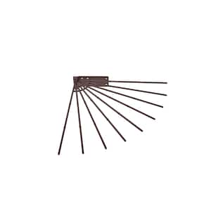 Bronze Steel Clothes Rack 16.13 in. W x 2.25 in. H