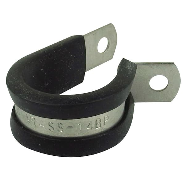 3/4 in. Cushion Clamp in Stainless Steel (10-Piece)