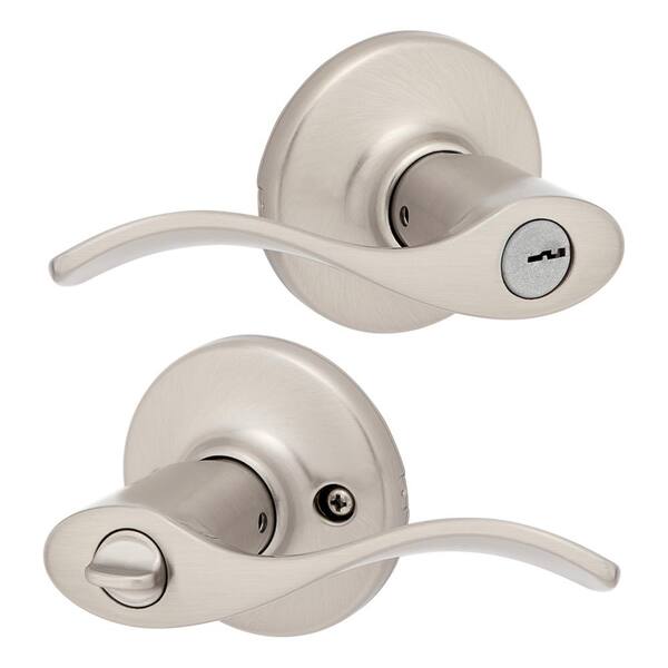 Balboa Satin Nickel Exterior Entry Door Lever