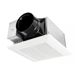 Whisper Mighty Pick-A-Flow 70/90 CFM Ceiling/Wall Bathroom Exhaust Fan, Energy Star with 9 in. x 9 in. Grille Footprint