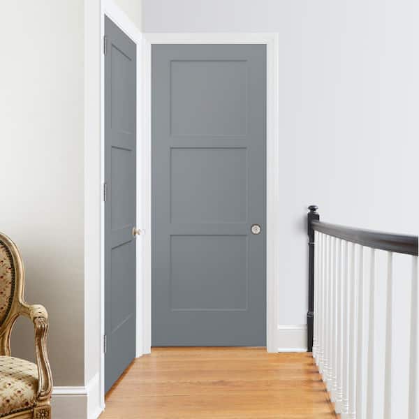 32 in. x 80 in. Birkdale Stone Stain Smooth Solid Core Molded Composite Interior Door Slab