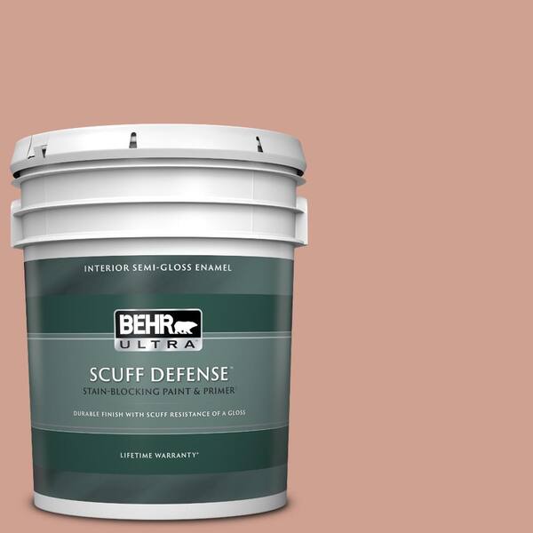 BEHR ULTRA 5 gal. #S180-4 Shiny Kettle Extra Durable Semi-Gloss Enamel Interior Paint & Primer