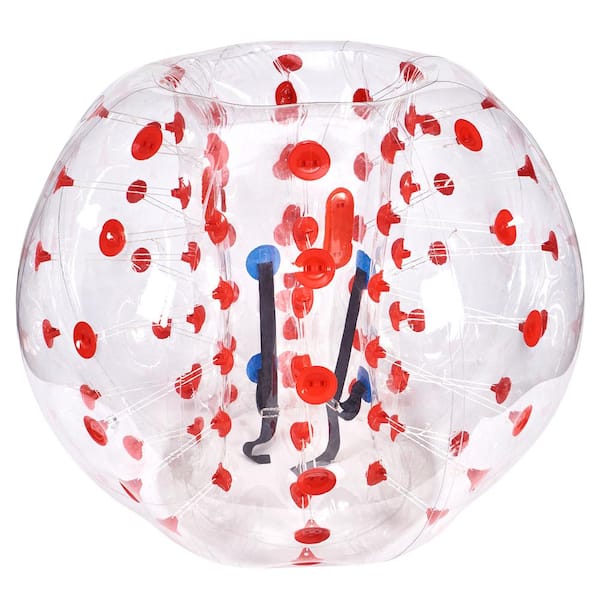 Inflatable Bumper Ball 1-Pack, 5 ft. /1.5 m Sumo Zorb Ball for Teen & Adult 0.8 mm PVC Bubble Ball for Outdoor Team Play