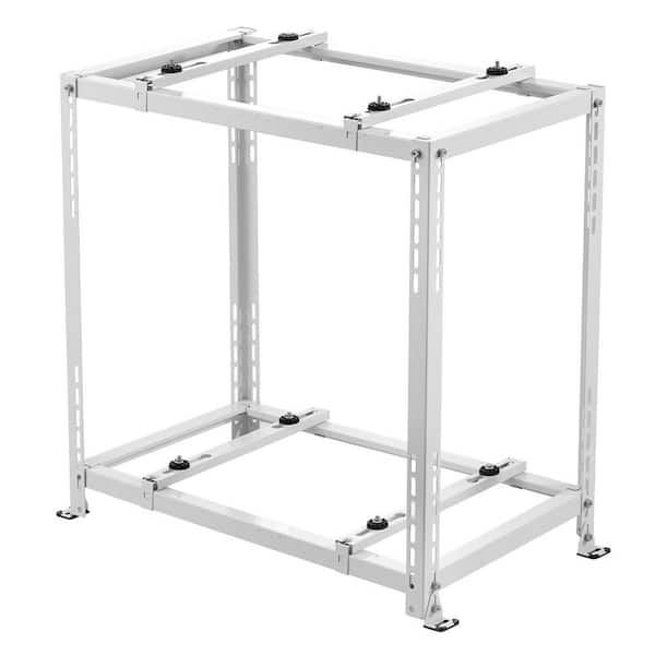 Mini Split Ground Stand, Dual Levels, Anti-Vibration Floor Mount for 9K-18K BTU AC/Heat Pump, 551 lbs. Load