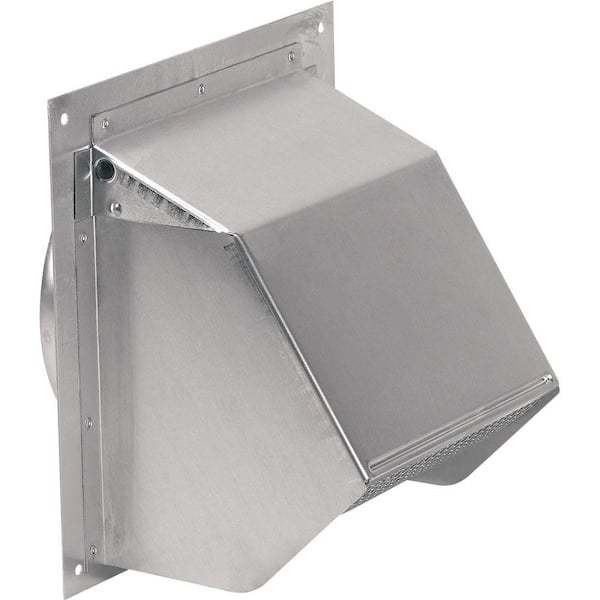 Broan-NuTone Fresh Air Inlet Aluminum Wall Cap for 6 in. Round Duct for Range Hoods and Bathroom Exhaust Fans in Aluminum
