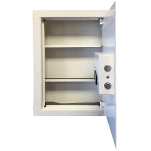 0.58 cu. ft. Wall Safe with Electronic Lock, Beige