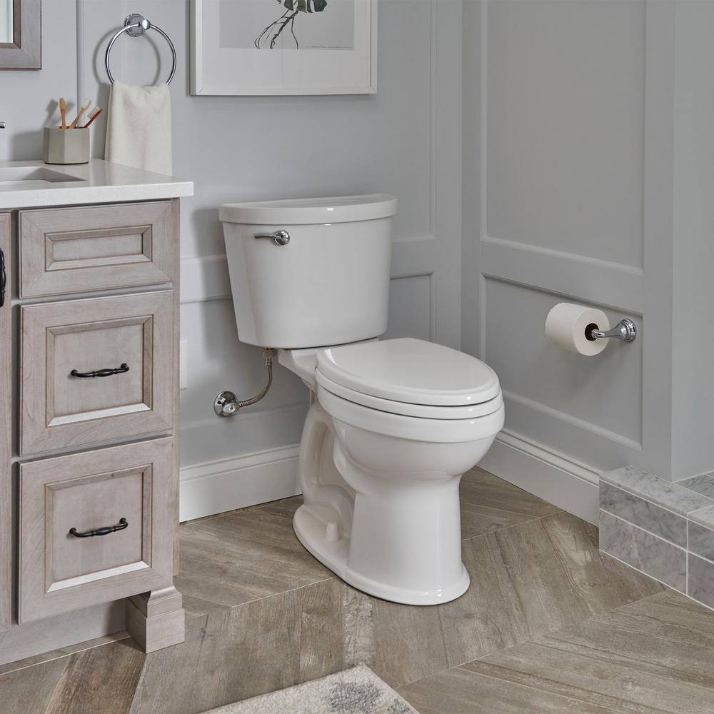Champion Pro White Elongated High Efficiency Two-Piece Toilet