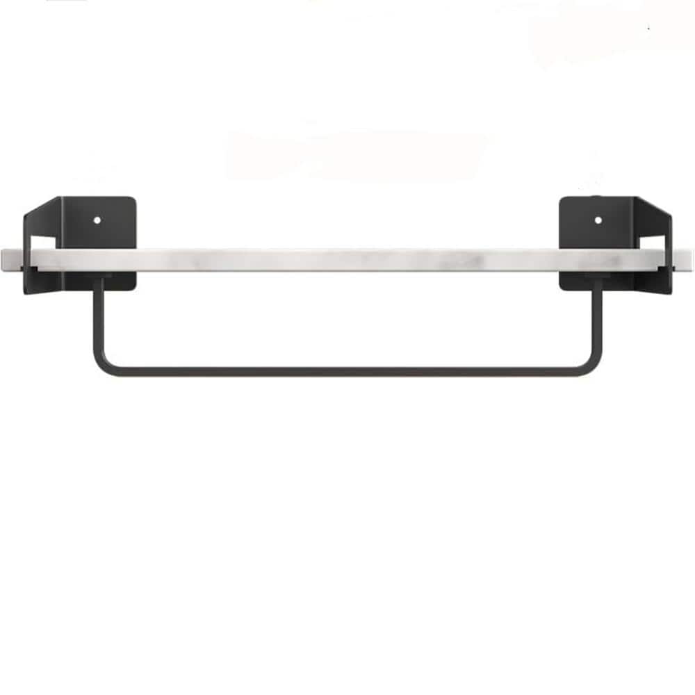 16 in. W x 5.9 in. D x 4.33 H Decorative Wall Shelf, Bathroom Shelf with To