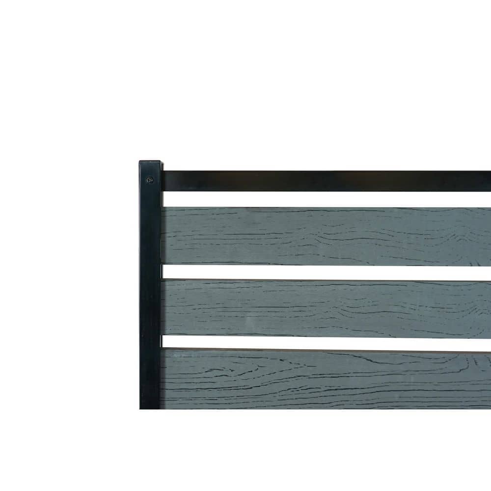 Vienna Charcoal WoodTek Vinyl Privacy Screen Panels