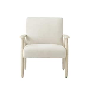 Elana Beige / Cream Armchair Upholstered Linen