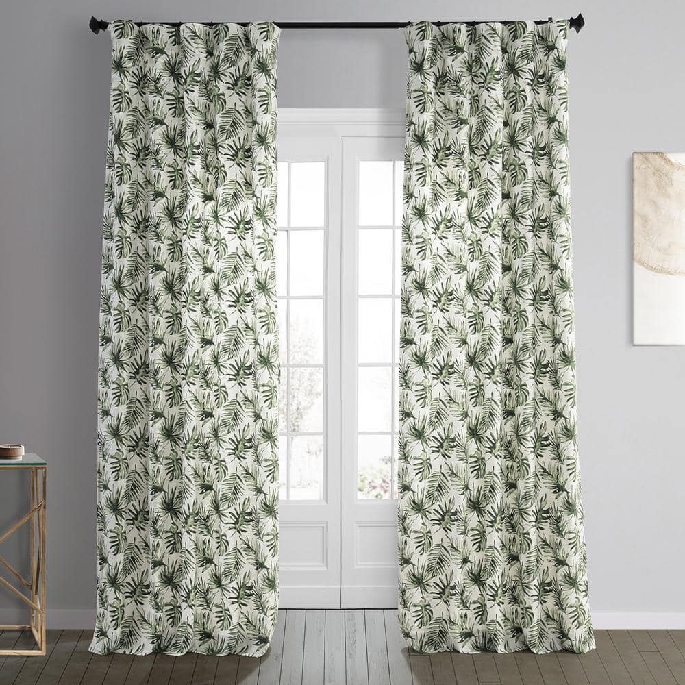 Exclusive Fabrics & Furnishings Artemis Olive Green Printed Cotton 50 ...