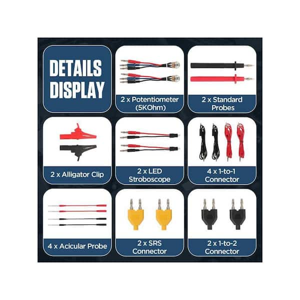 Lukyamzn 68-Piece Automotive Circuit Multimeter Test Lead Set