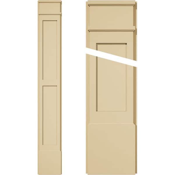 Ekena Millwork 2 in. D x 10 in. W x 72 in. L Primed Polyurethane Pilaster 1- Pack