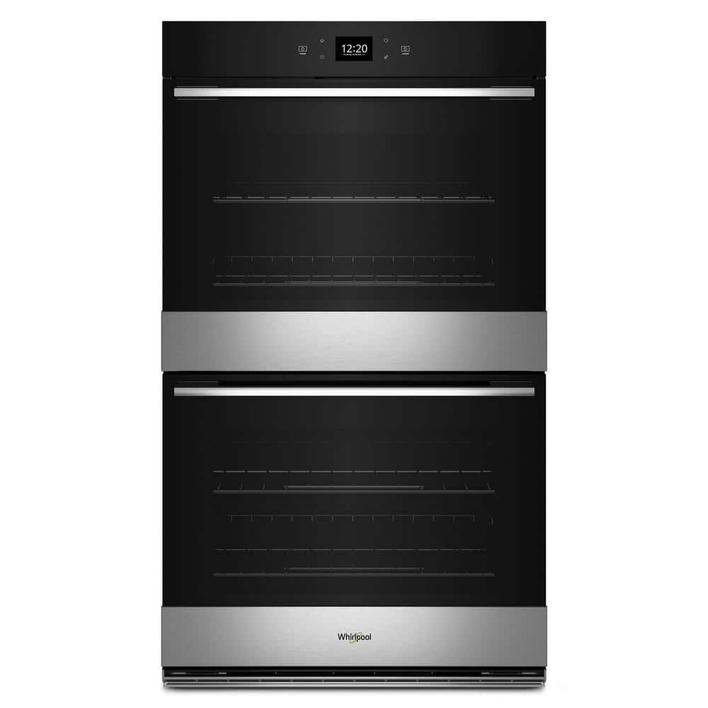 30 in. Double Electric Wall Oven with Convection Self-Cleaning in Fingerprint Resistant Stainless Steel