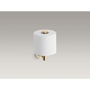 Purist Single Post Toilet Paper Holder in Vibrant Moderne Brushed Gold
