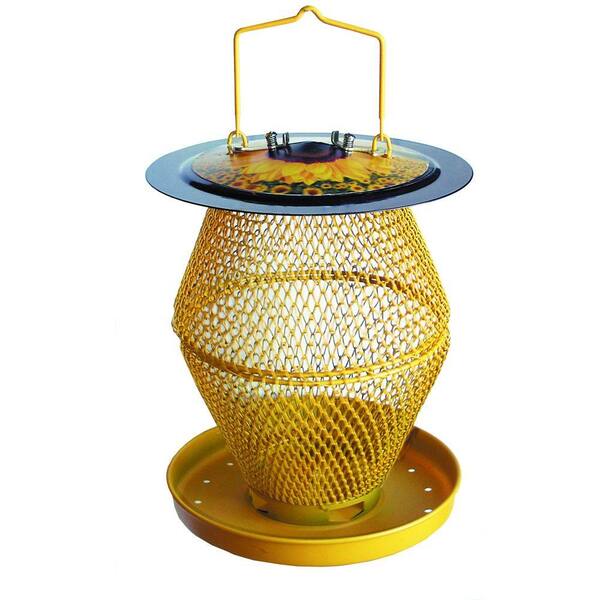 No/No Designer Sunflower 2-Tier Bird Feeder with Seed Tray