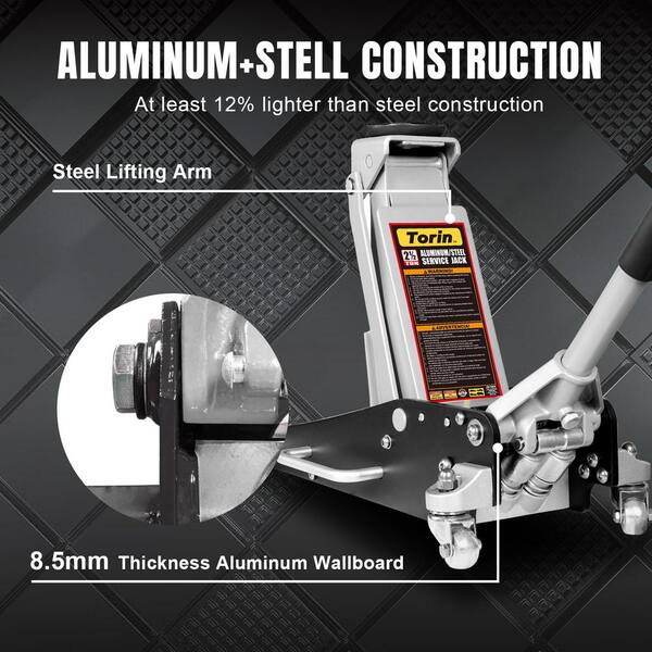 Big Red 2.5-Ton Low-Profile Aluminum and Steel Floor Jack