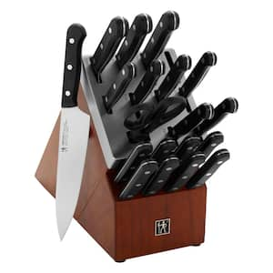 Solution Stainless Steel 20-Piece Self-Sharpening Knife Block Set