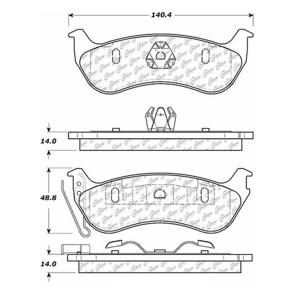 Centric Parts Disc Brake Pad Set