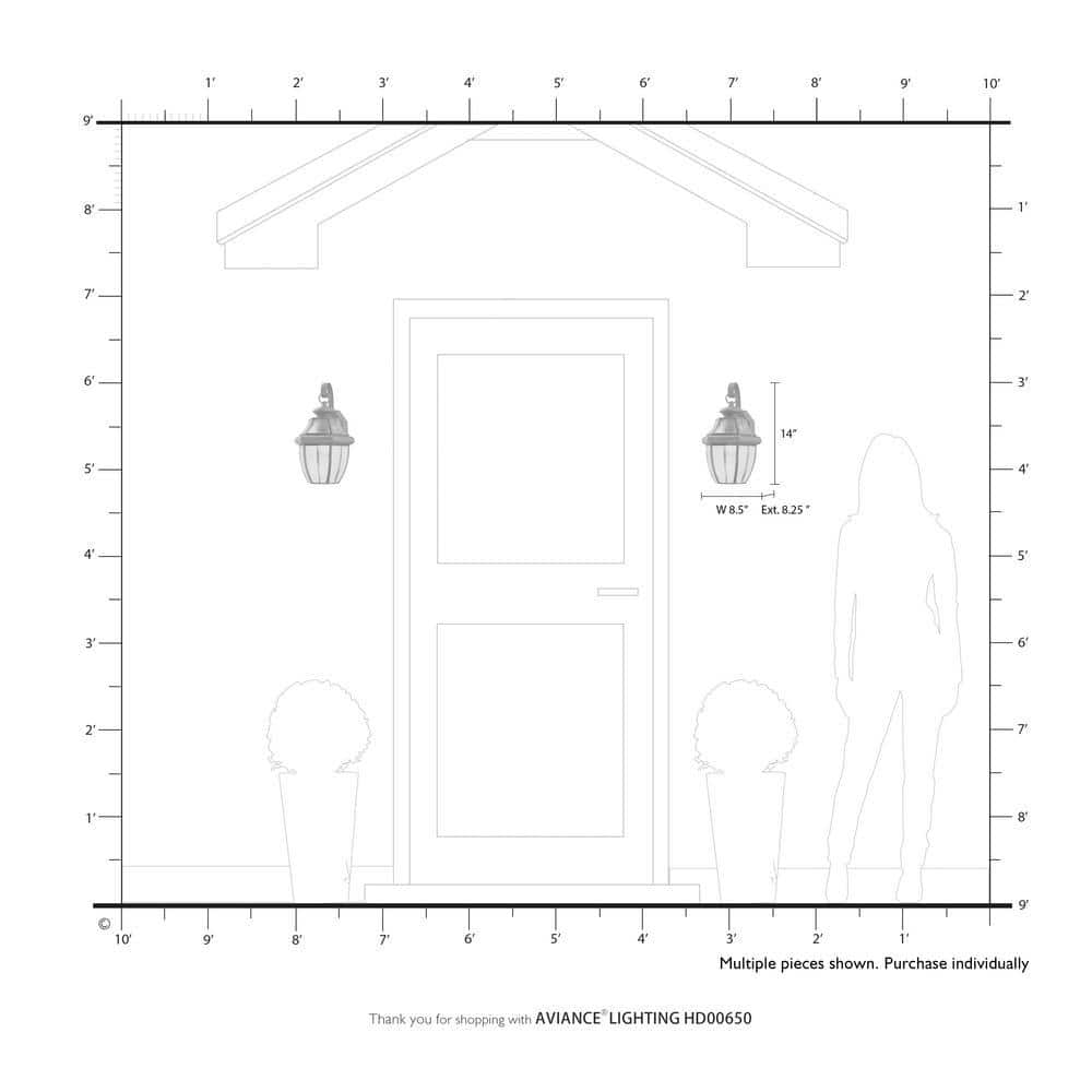 Brushed Nickel Traditional Outdoor Wall Sconce with Dome Shade