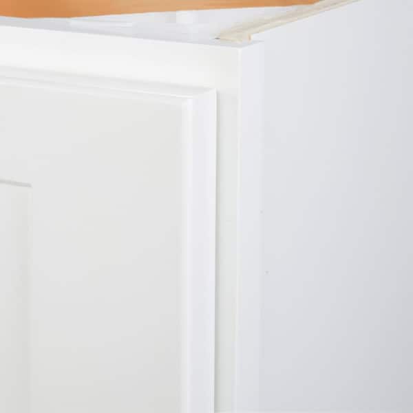 Bremen Ready to Assemble 21x34.5x24 in. Shaker Base Drawer with 1 Standard Drawer with 2 Deep Drawers in White Bremen Ready to Assemble 21x34.5x24 in. Shaker Base Drawer with 1 Standard Drawer with 2 Deep Drawers in White